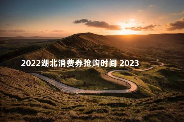 2022湖北消费券抢购时间 2023年发放湖北消费券吗